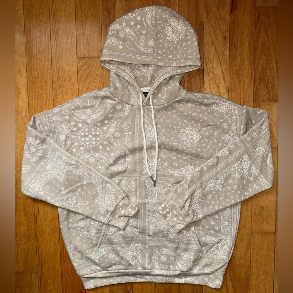 Men’s Forever 21 Bandana Print Hoodie